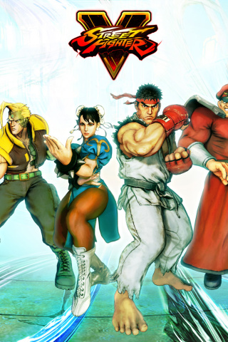 Street Fighter V 2016 wallpaper 320x480
