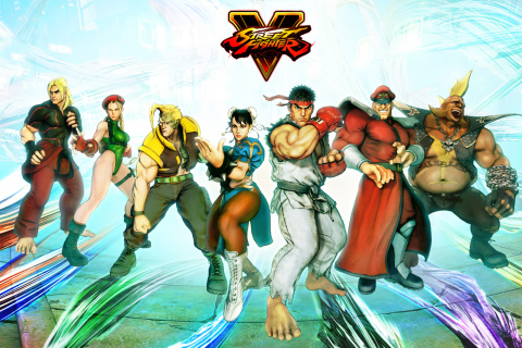 Street Fighter V 2016 wallpaper 480x320