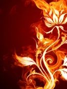 Screenshot №1 pro téma Fire Flower 132x176