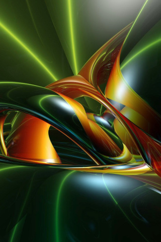 Sfondi Inspiring Abstract 3D 320x480