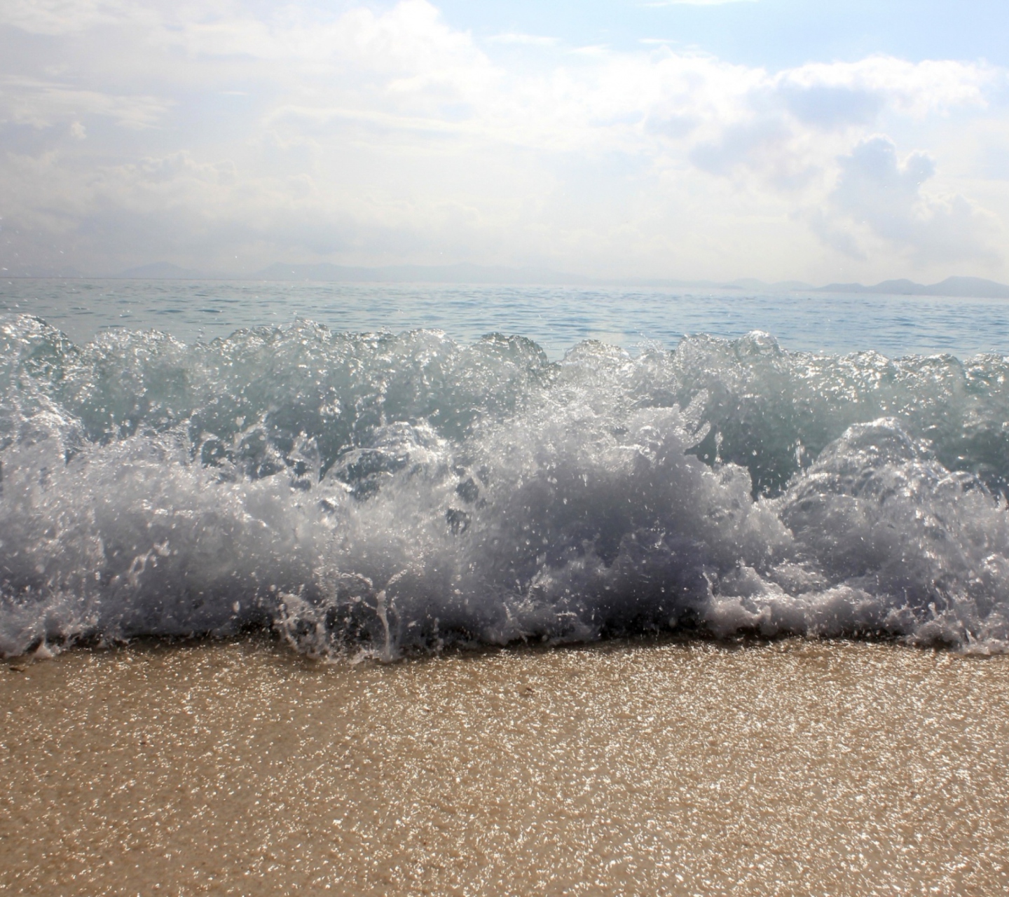 Das Ocean Waves Wallpaper 1440x1280