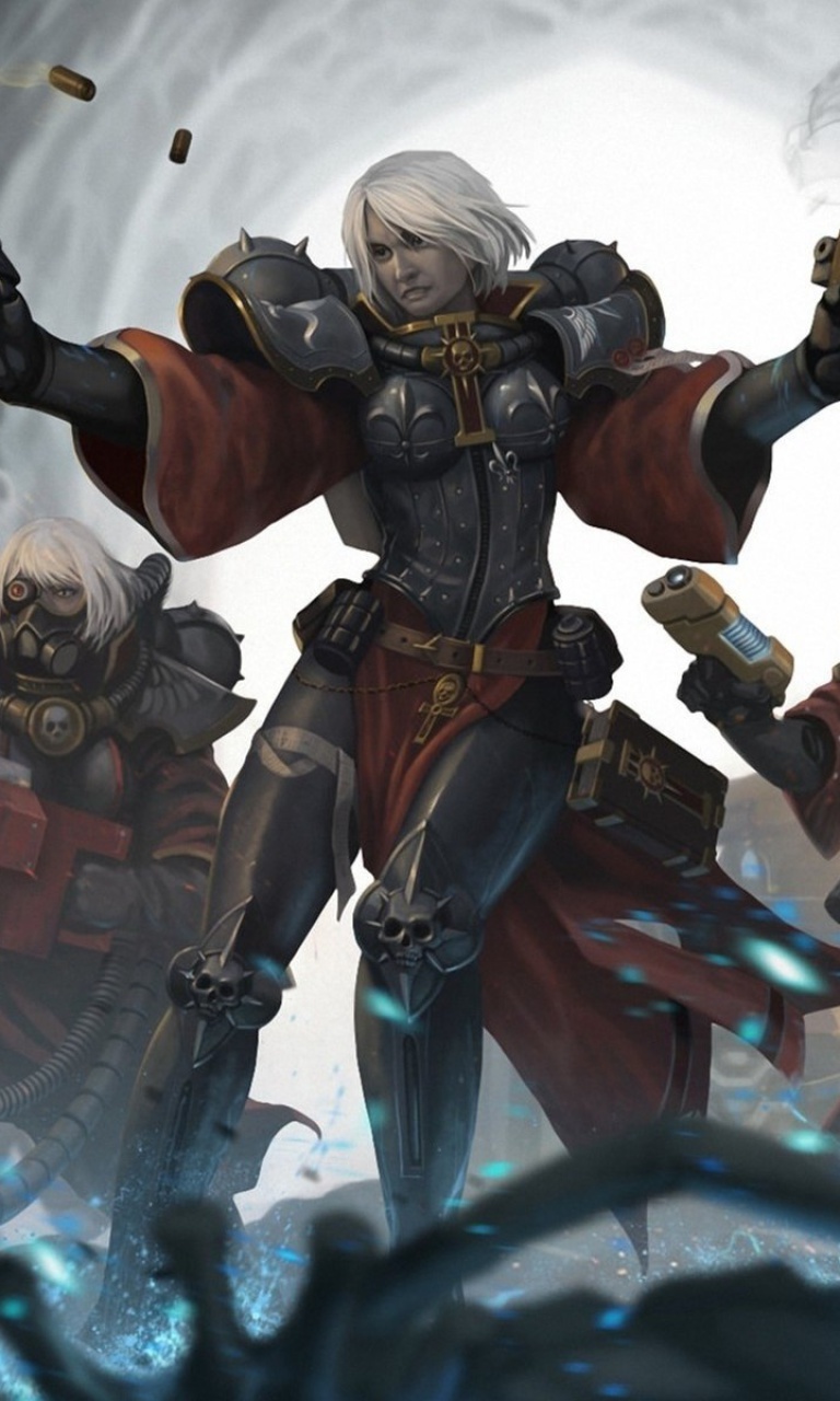 Screenshot №1 pro téma Warhammer40000 Sisters Of Battle Adepta Sororitas 768x1280