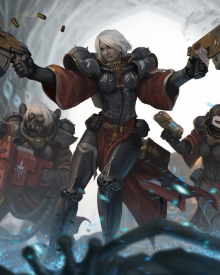 Warhammer40000 Sisters Of Battle Adepta Sororitas Picture for iPhone 6 Plus