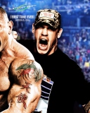 Das Batista Vs John Cena Wallpaper 128x160