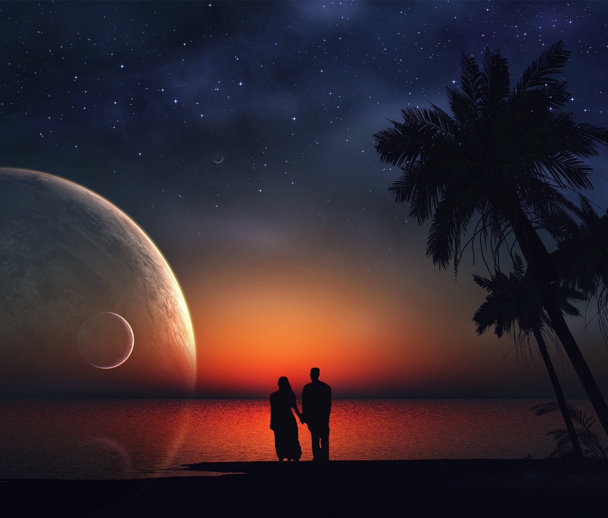 Romantic Night on Sea screenshot #1 1200x1024