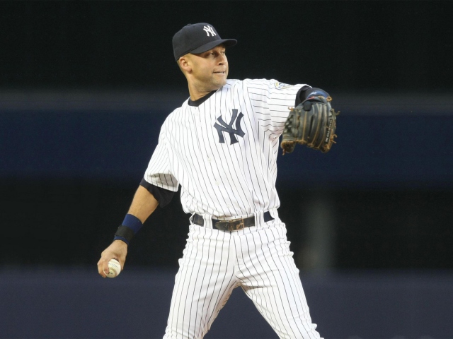 Fondo de pantalla Derek Jete - New York Yankees 640x480