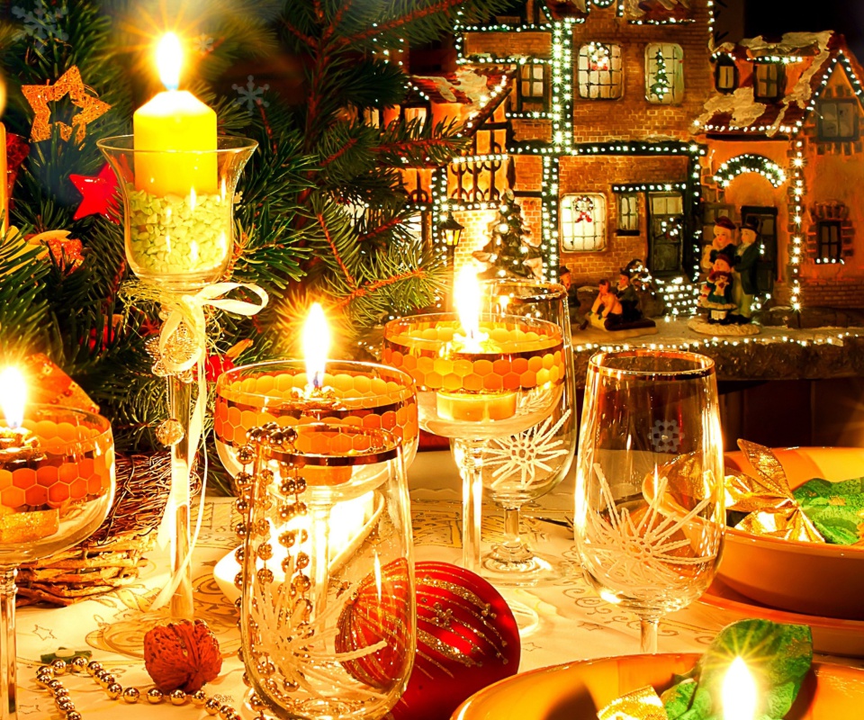 Screenshot №1 pro téma Serving New Years Table 960x800