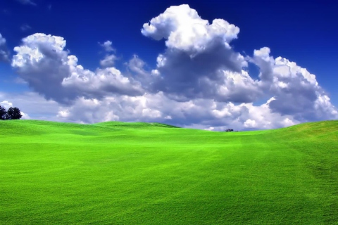 Screenshot №1 pro téma Windows XP Sky 480x320