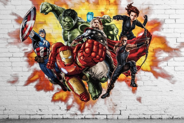 Screenshot №1 pro téma Marvel Comics Graffiti