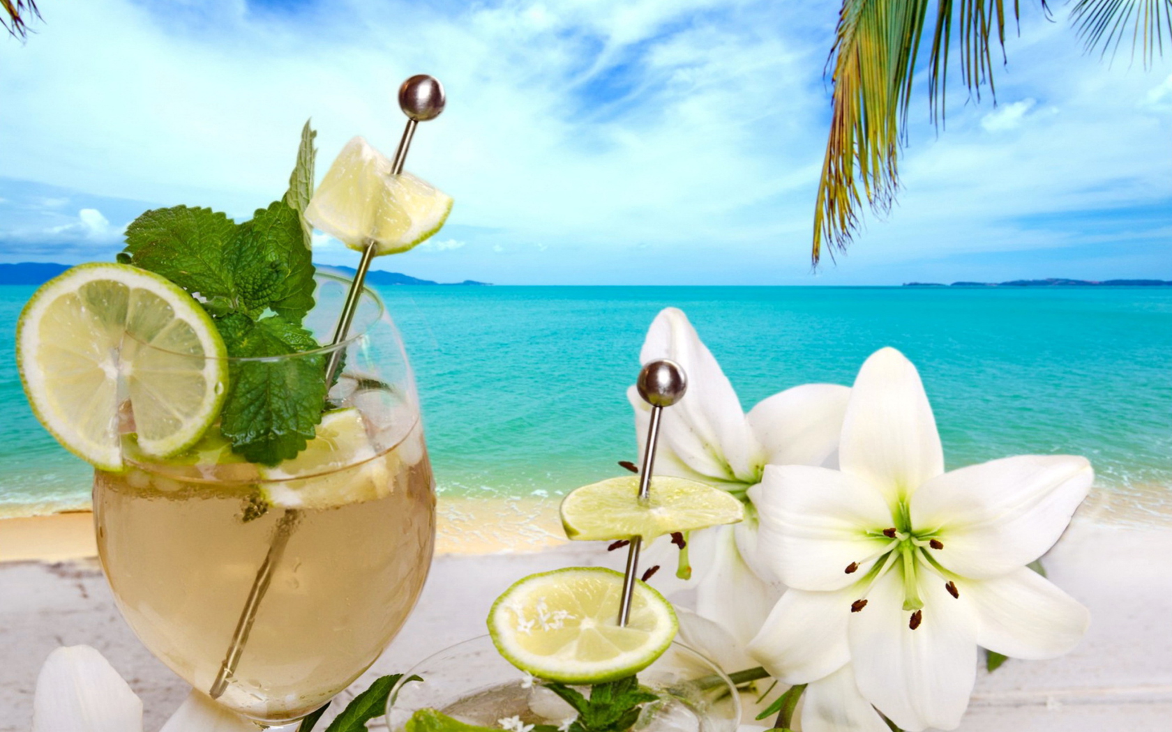 Das Tropical Drink Wallpaper 1680x1050