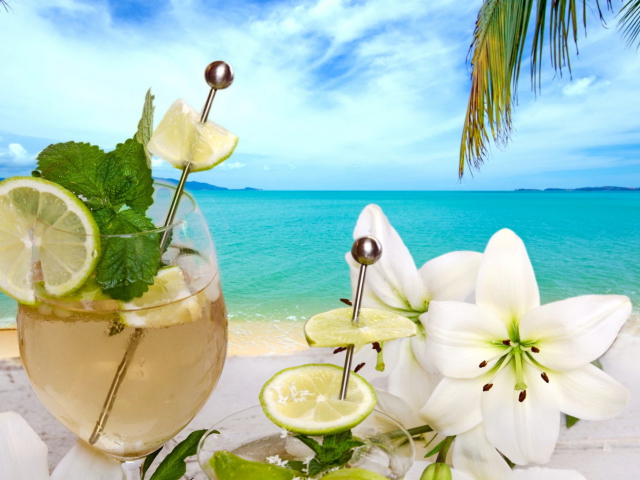 Das Tropical Drink Wallpaper 640x480