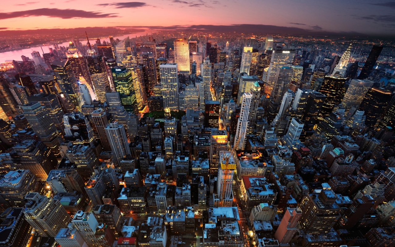 Das Manhattan, NYC Wallpaper 1280x800