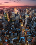 Das Manhattan, NYC Wallpaper 128x160