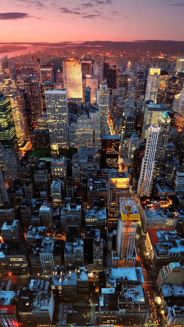 Das Manhattan, NYC Wallpaper 640x1136