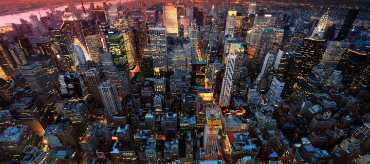 Das Manhattan, NYC Wallpaper 720x320