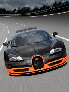 Screenshot №1 pro téma Bugatti Veyron 16-4 240x320
