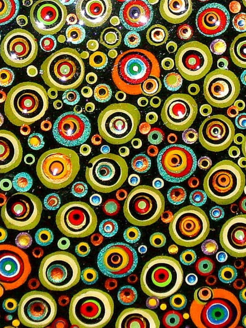 Circle Abstract wallpaper 480x640