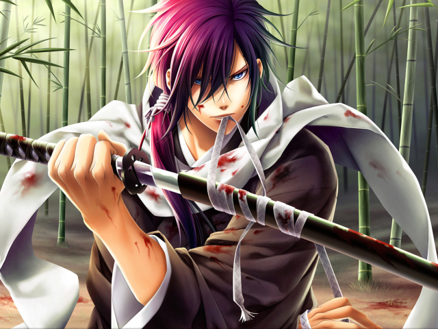 Das Fellow Warrior Katana Wallpaper 640x480