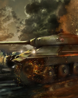 World of Tanks, IS 6 Panzer tank - Obrázkek zdarma pro 132x176