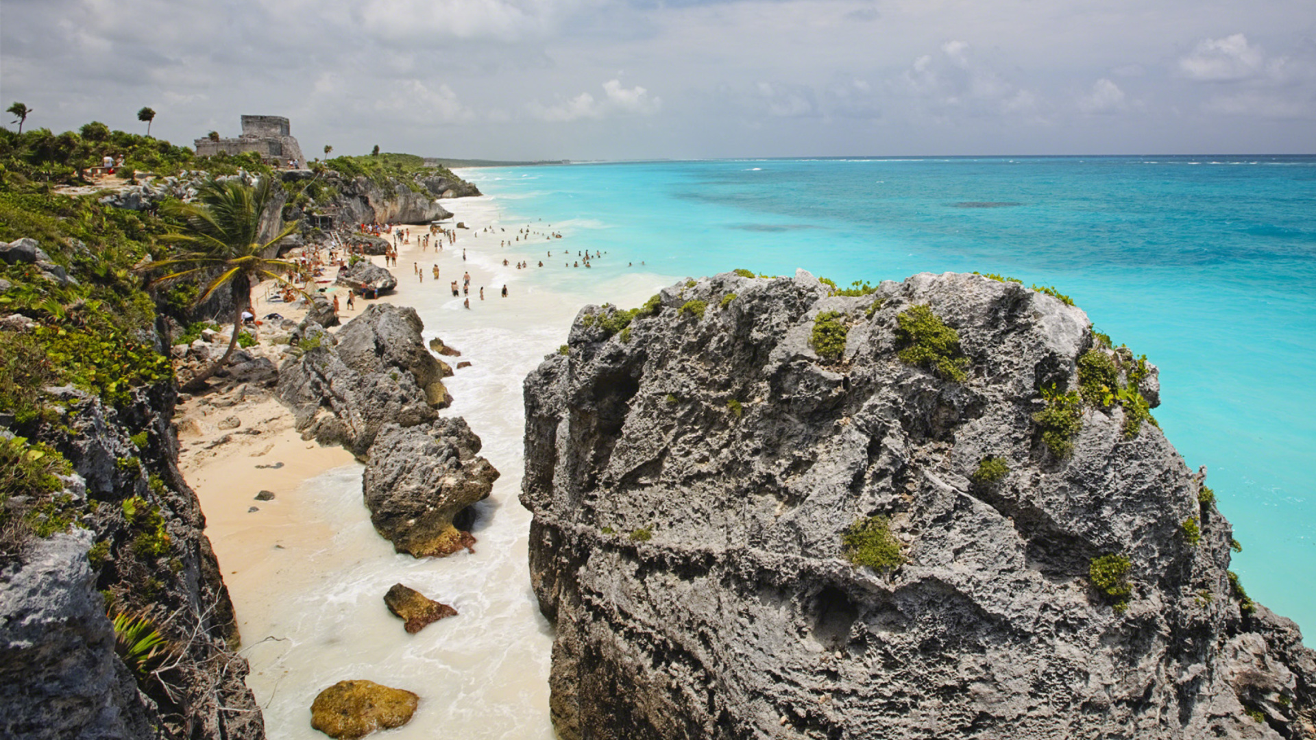 Fondo de pantalla Cancun Beach Mexico 1920x1080