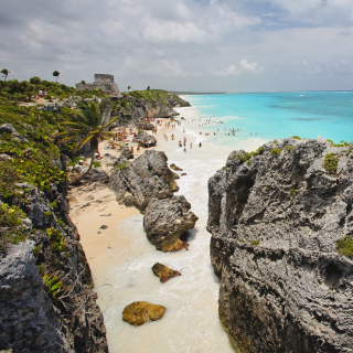 Cancun Beach Mexico - Obrázkek zdarma pro 1024x1024