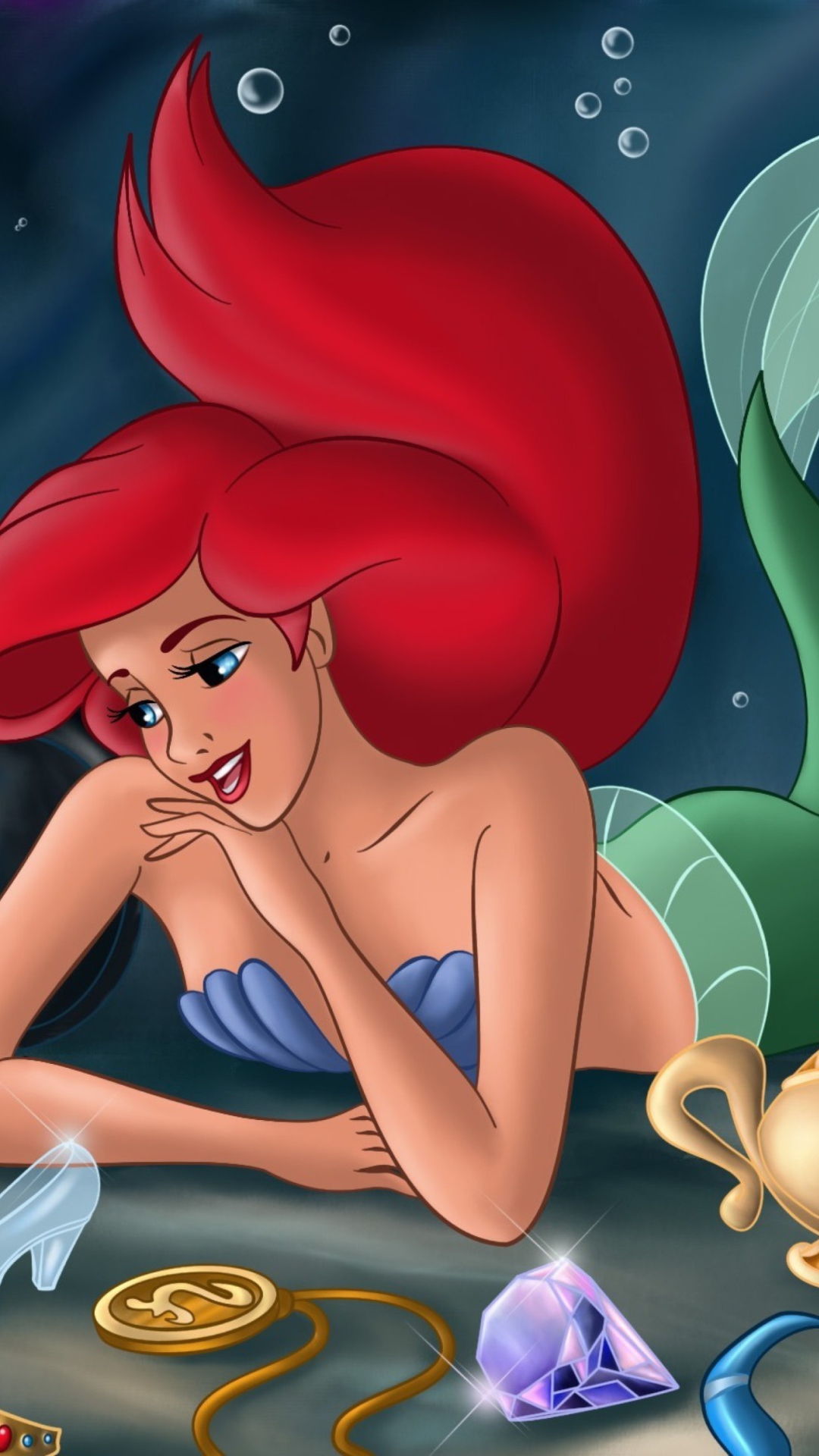 Sfondi The Little Mermaid Dreaming 1080x1920