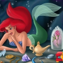Sfondi The Little Mermaid Dreaming 128x128