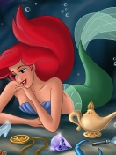 Fondo de pantalla The Little Mermaid Dreaming 132x176
