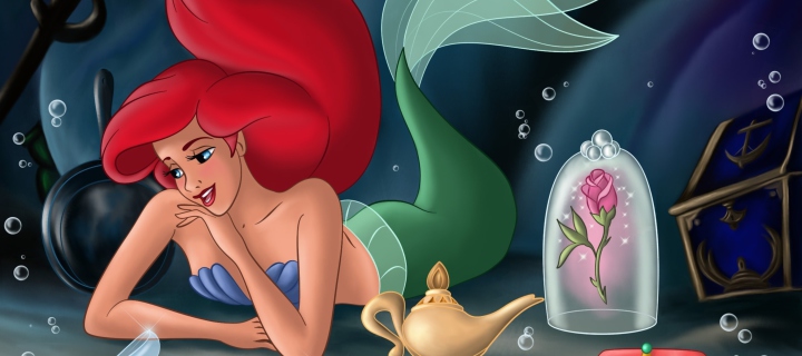Screenshot №1 pro téma The Little Mermaid Dreaming 720x320