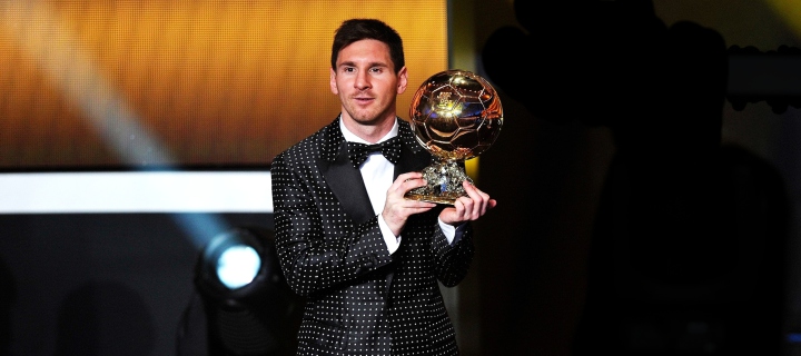 Обои Lionel Messi Football Star 720x320