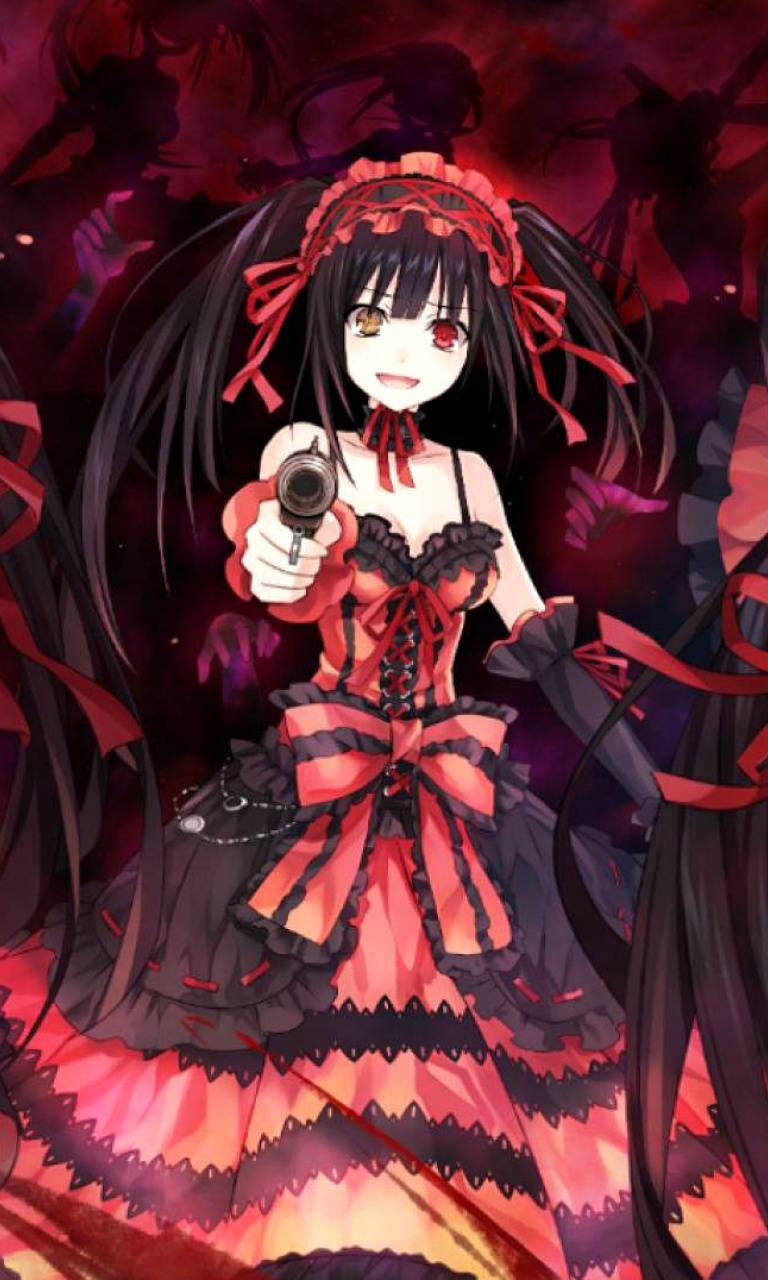 Screenshot №1 pro téma Date A Live Kurumi Tokisaki 768x1280