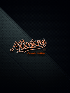 Notorious Freestyle Clothes wallpaper 240x320