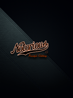 Обои Notorious Freestyle Clothes 240x320