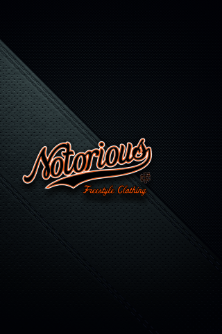 Notorious Freestyle Clothes wallpaper 320x480