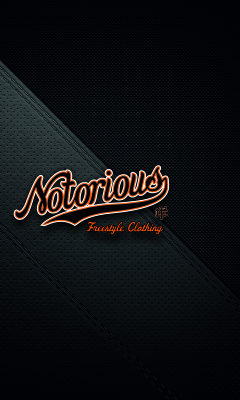 Notorious Freestyle Clothes wallpaper 480x800