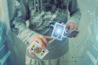 Futuristic Magician - Obrázkek zdarma pro Samsung Galaxy Ace 4