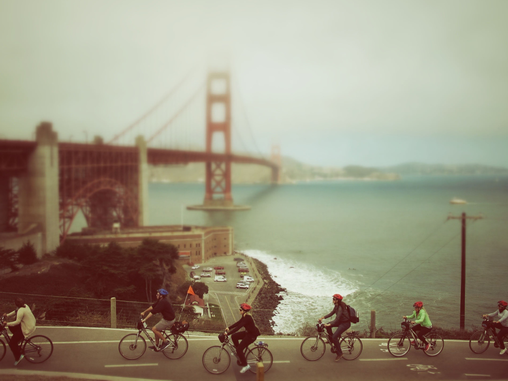 Screenshot №1 pro téma Biking In San Francisco 1024x768