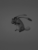 Evil Grey Rabbit Drawing screenshot #1 132x176