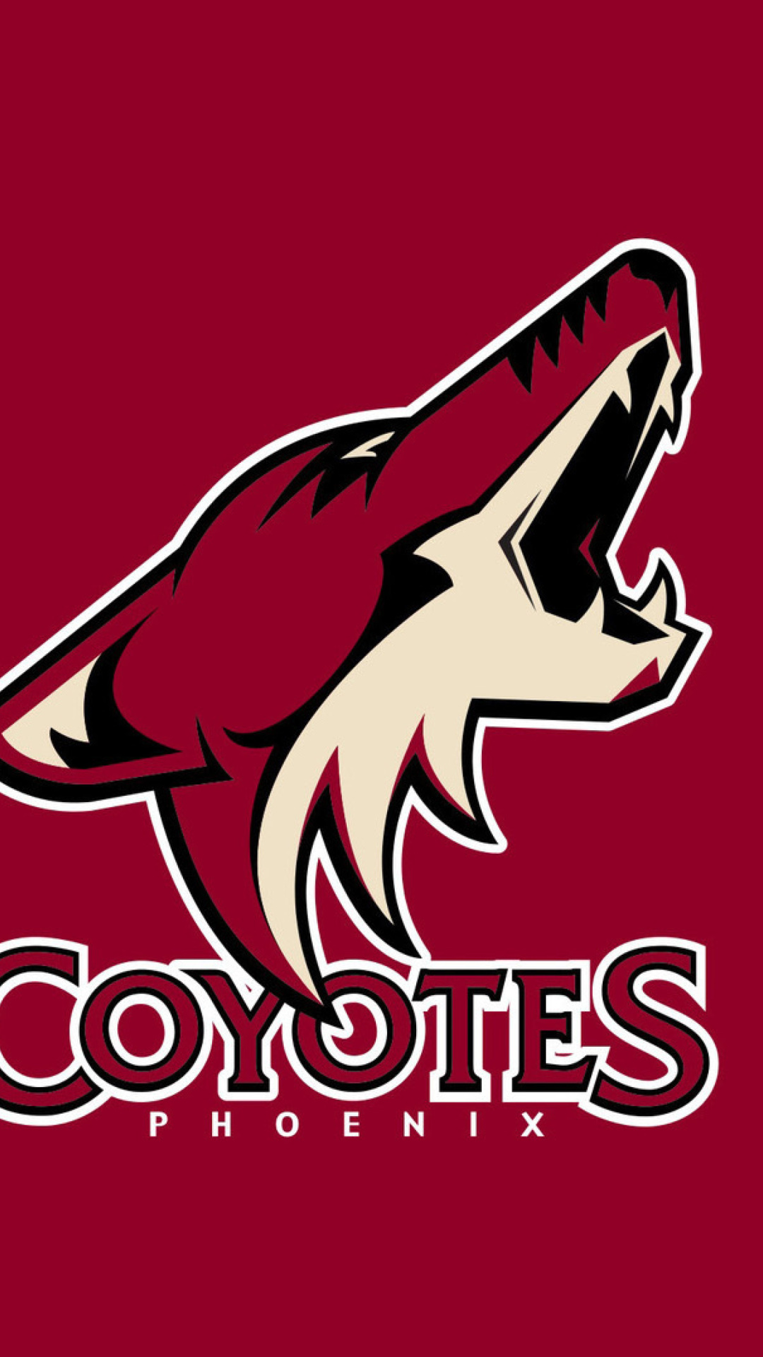 Das Phoenix Coyotes NHL Team Wallpaper 1080x1920