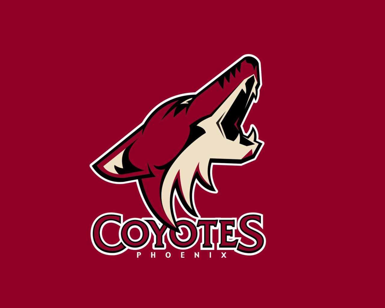 Обои Phoenix Coyotes NHL Team 1280x1024