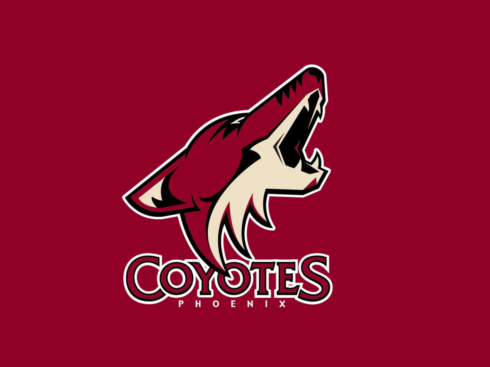 Das Phoenix Coyotes NHL Team Wallpaper 1600x1200