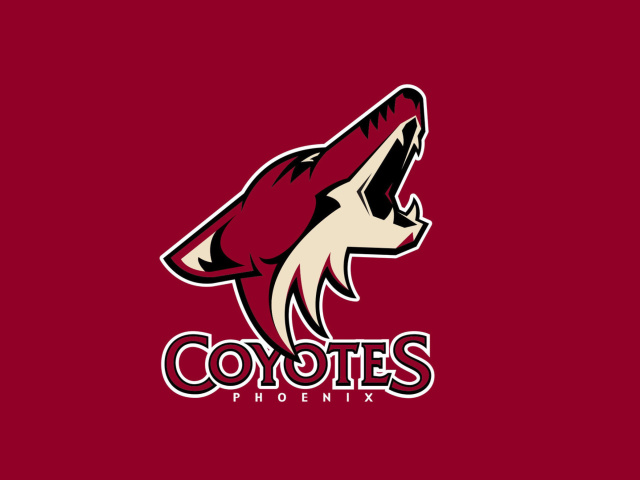 Das Phoenix Coyotes NHL Team Wallpaper 640x480