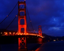 Das Golden Gate Bridge Wallpaper 220x176