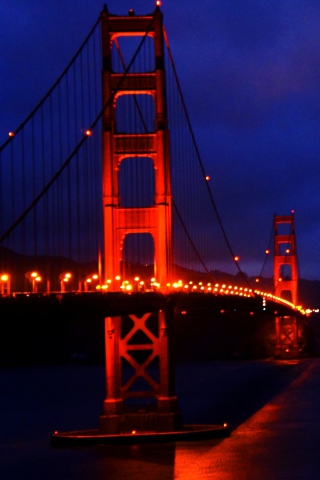 Golden Gate Bridge wallpaper 320x480