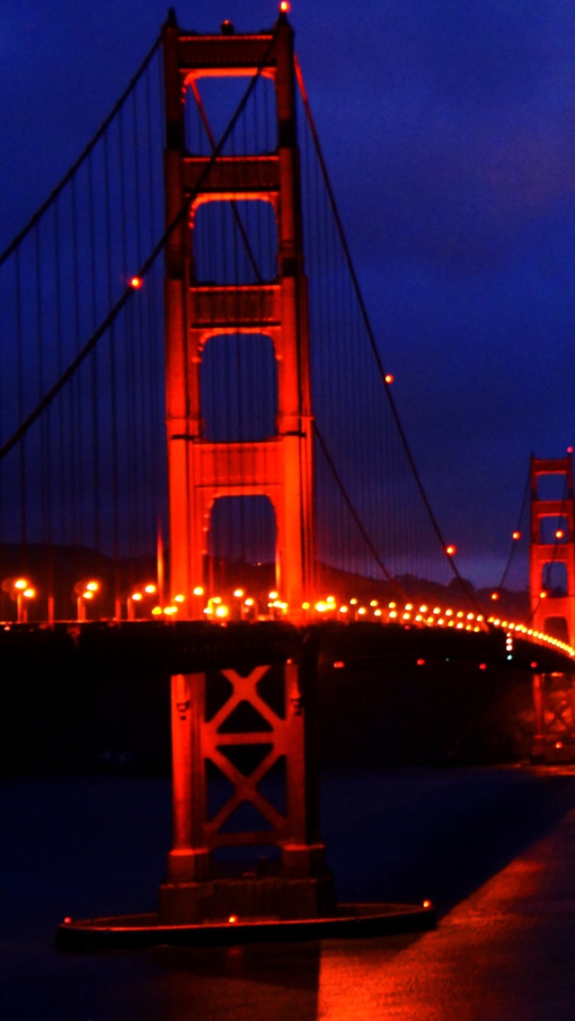 Fondo de pantalla Golden Gate Bridge 640x1136