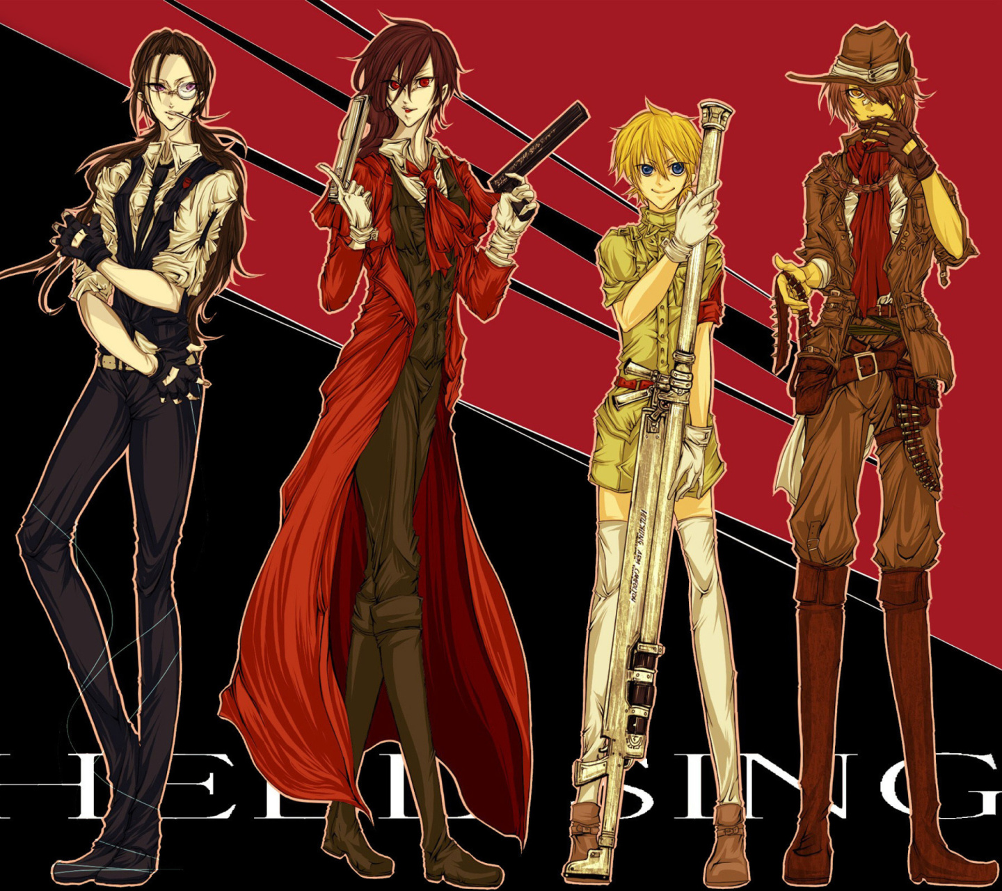 Hellsing Anime wallpaper 1440x1280