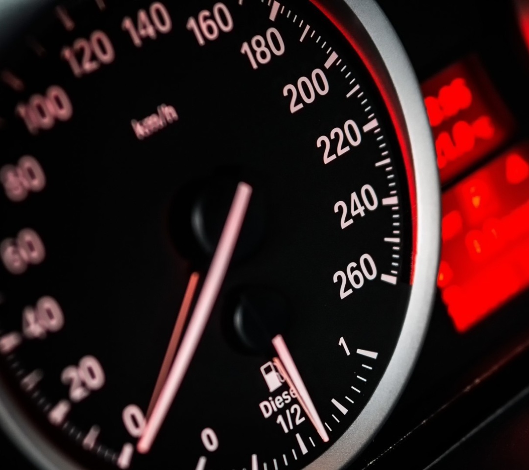 Das BMW Diesel Speedometer Wallpaper 1080x960