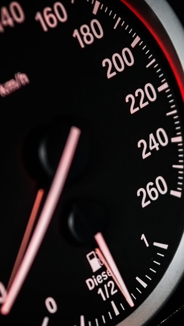 Screenshot №1 pro téma BMW Diesel Speedometer 640x1136