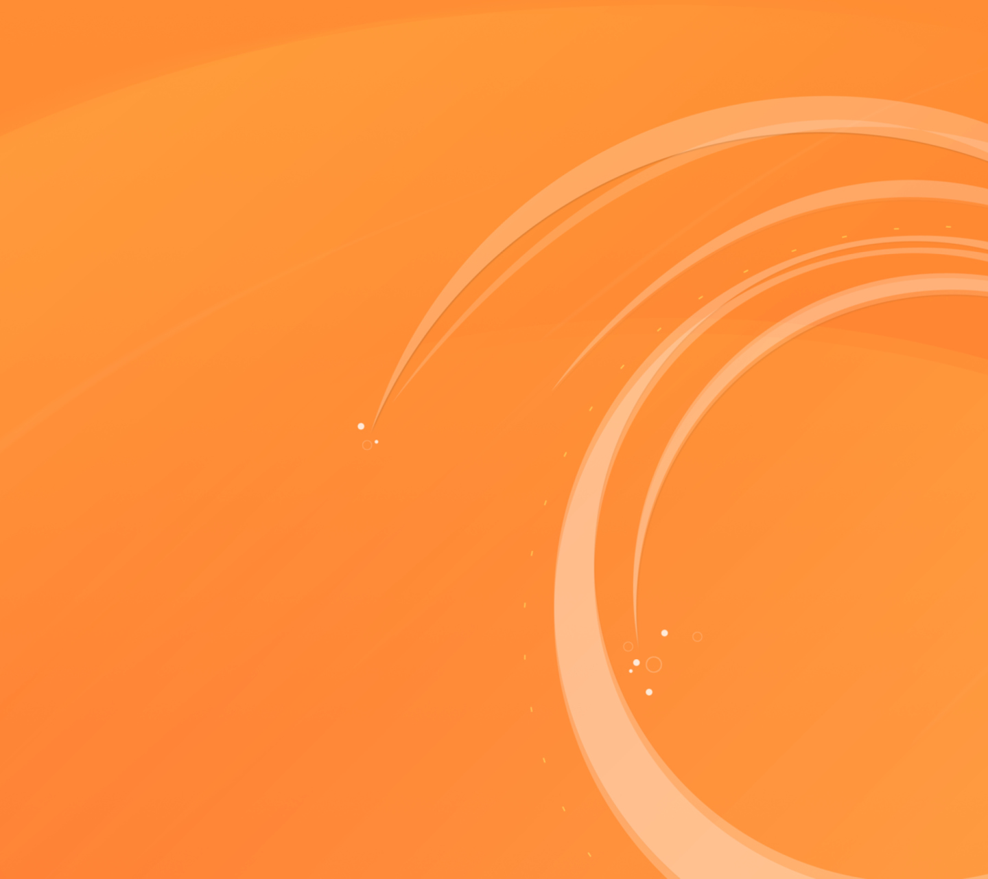 Fondo de pantalla Orange Ring 1440x1280