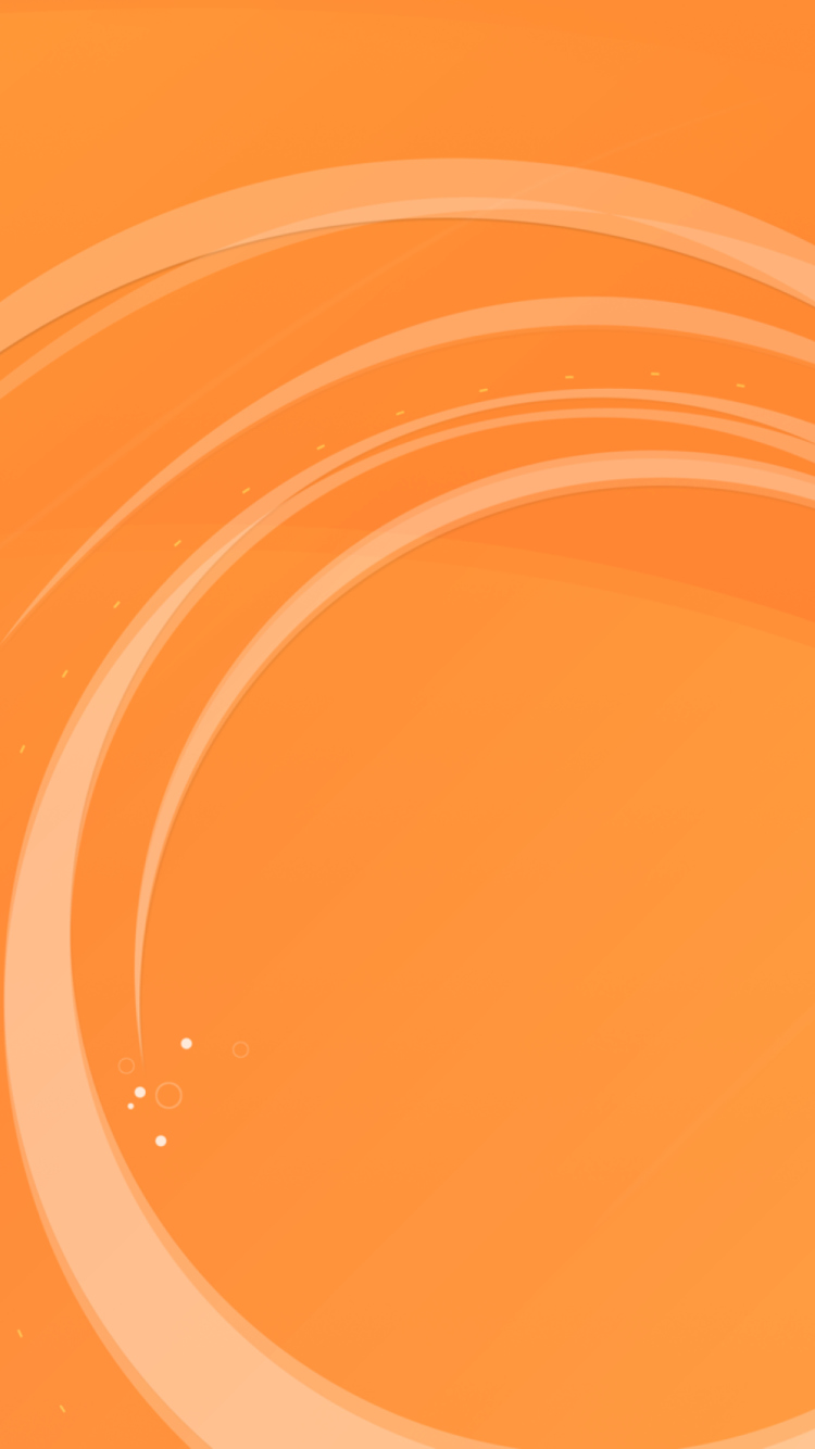 Das Orange Ring Wallpaper 750x1334